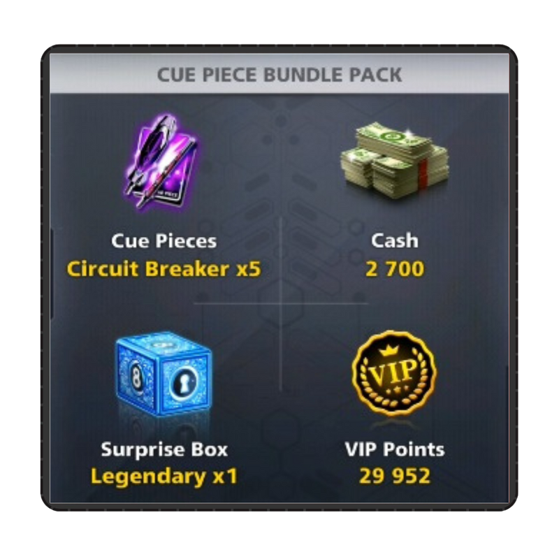Cue Breaker + up to 2700 cash - 8 Ball Pool