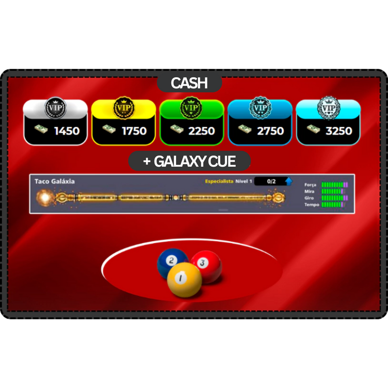 Galaxy Cue + Cash - 8 Ball Pool